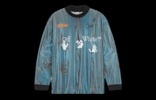 OFF-WHITE x Nike 001 Soccer Jersey (Asia Sizing) Blue