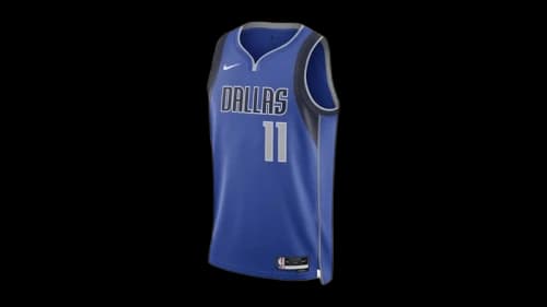 Nike NBA Dallas Mavericks Icon Edition Kyrie Irving Jersey Blue/White