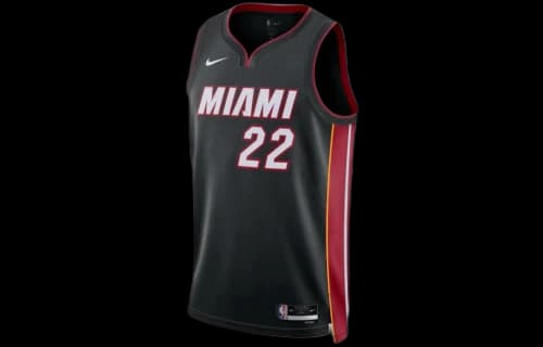 Nike NBA Miami Heat Jimmy Butler Icon Edition Swingman Dri-Fit Jersey Black/White/Red