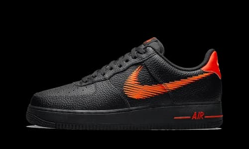 Nike Air Force 1 Low Zig Zag Black Orange
