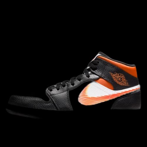 Jordan 1 Mid Zig Zag Swoosh