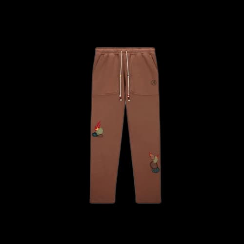 Travis Scott x Jordan Fleece Pants Archaeo Brown