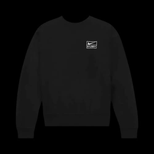 Nike x Stussy Wash Crew Fleece (Asia Sizing) Black