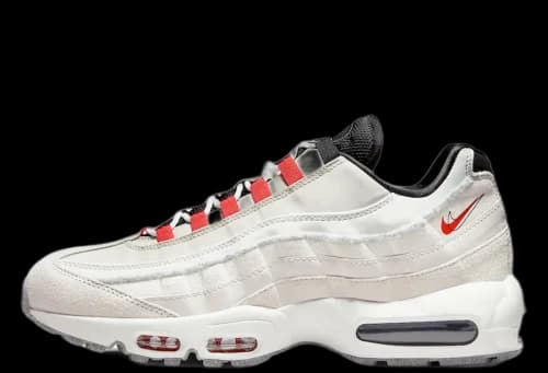 Nike Air Max 95 Light Bone Habanero Red