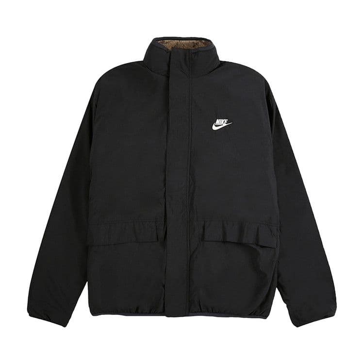 Nike Sportswear Club Fleece Reversible Print Jacket Brown