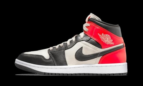 Jordan 1 Mid Newsprint Light Orewood Brown (Women's)