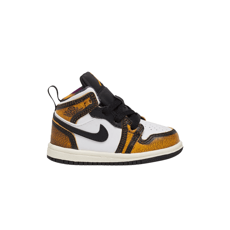 Jordan 1 Mid SE Orange Wear Away (TD)