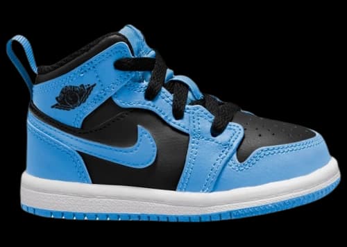 Jordan 1 Mid University Blue Black (TD)