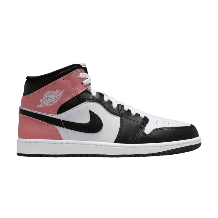 Jordan 1 Mid White Rust Pink Black