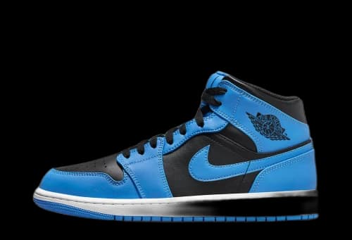 Jordan 1 Mid University Blue Black