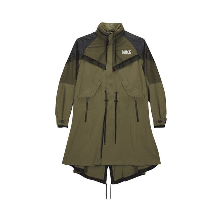 Nike x Sacai Trench Jacket Khaki