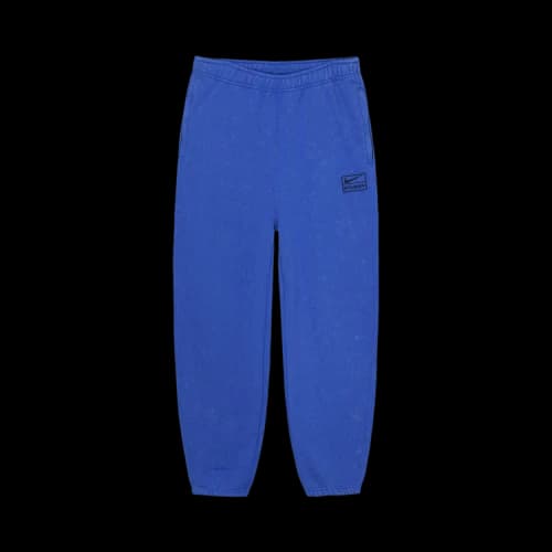 Nike x Stussy Acid Wash Sweatpants Blue