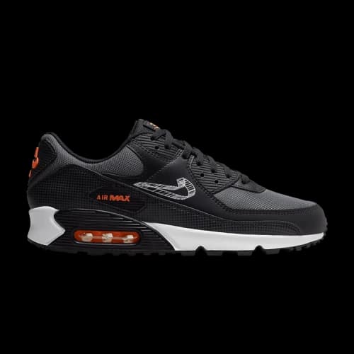 Nike Air Max 90 3D Swoosh Black Grey Orange
