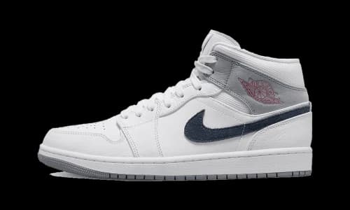 Jordan 1 Mid Paris White
