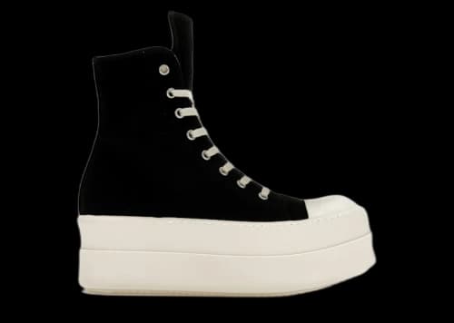Rick Owens DRKSHDW Mega Bumper Sneaks Black White (Women's)