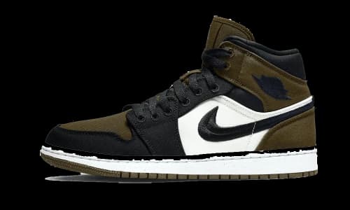 Jordan 1 Mid Olive Toe (Women's)