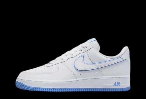 Nike Air Force 1 '07 Low White University Blue Sole