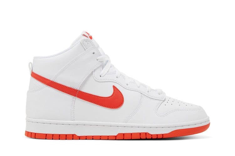 Nike Dunk High White Picante Red