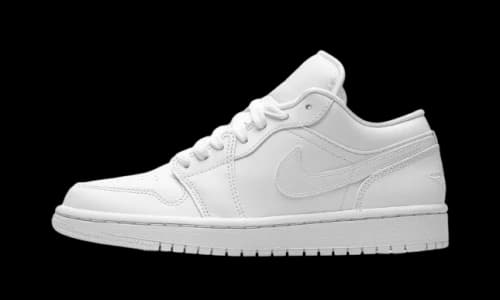 Jordan 1 Low Triple White (2022) (Women's)