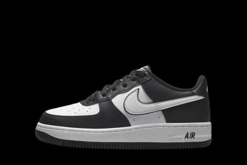 Nike Air Force 1 Low LV8 2 White Swoosh Panda (GS)