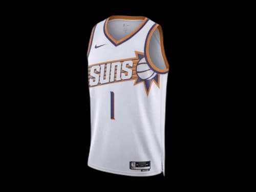 Nike NBA Phoenix Suns Devin Booker Asociation Edition Dri-Fit Swingman Jersey White/Purple