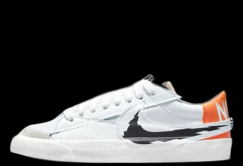 Nike Blazer Low 77 Jumbo White Summit White Magma Orange Black