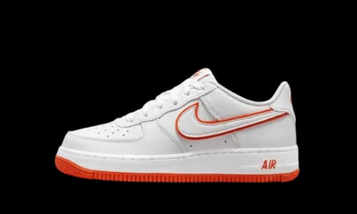 Nike Air Force 1 Low White Picante Red (GS)