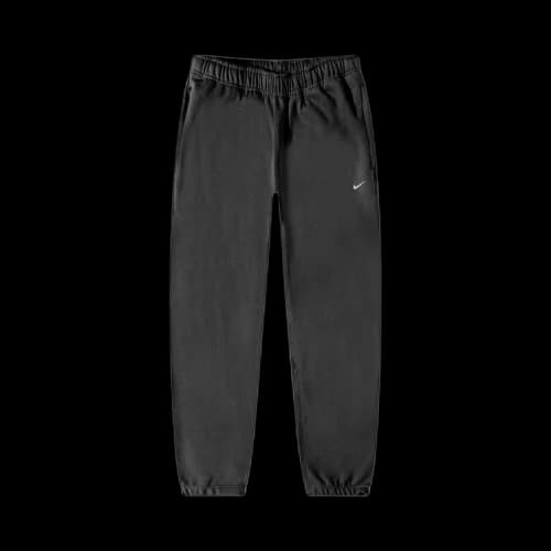 Nike Solo Swoosh Fleece Pants Black/White