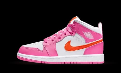 Jordan 1 Mid Pinksicle Safety Orange (PS)