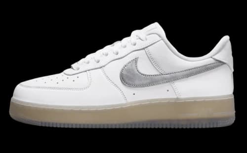 Nike Air Force 1 Low '07 PRM White Metallic Silver