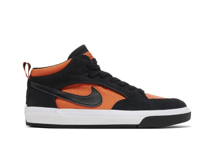 Nike SB React Leo Black Electro Orange