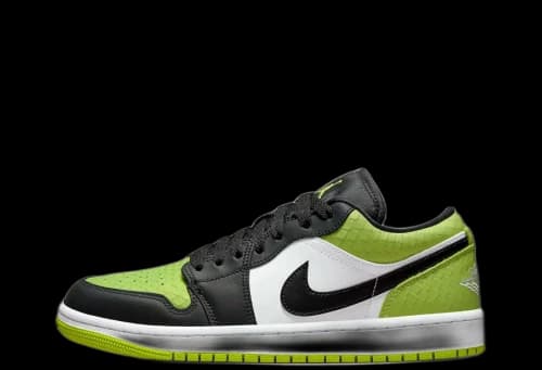 Jordan 1 Low Snakeskin Vivid Green (Women's)