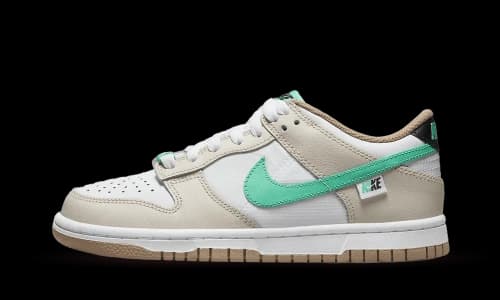 Nike Dunk Low Split Seam White Tan Mint (GS)