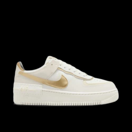 Nike Air Force 1 Shadow Sail Coconut Milk Metallic Gold (Women's)