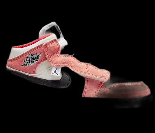 Jordan 1 Mid Alt SE Orange Suede (PS)