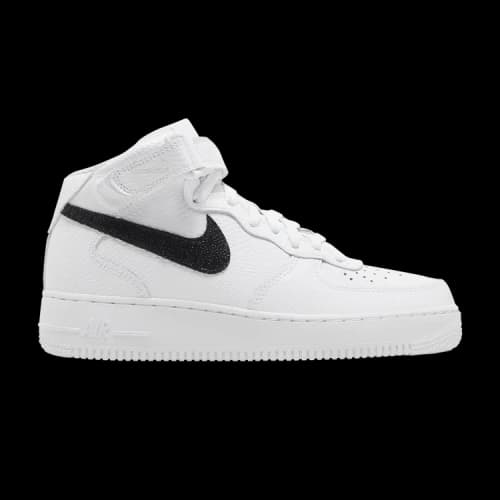 Nike Air Force 1 Mid '07 Snakeskin White Black (Women's)