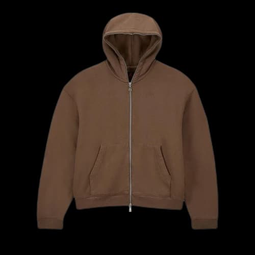 Jordan x Travis Scott Full-Zip Hoodie Brown