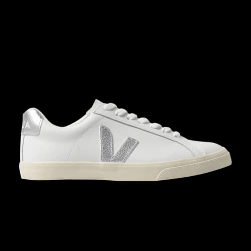 Veja Esplar Logo 'Extra White Silver' (Women's)