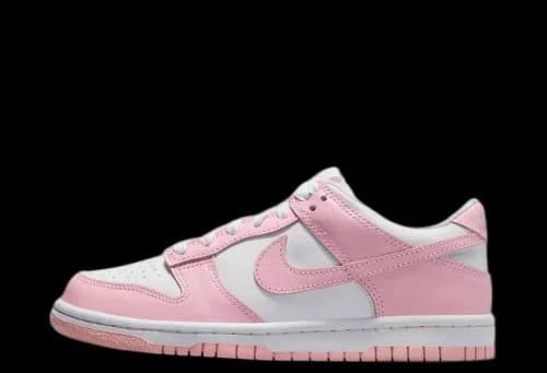Nike Dunk Low White Medium Soft Pink (GS)