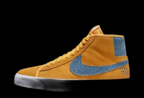 Nike SB Zoom Blazer Mid Pro GT Grant Taylor University Gold Denim