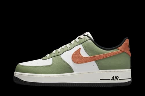 Nike Air Force 1 Low '07 Oil Green Orange