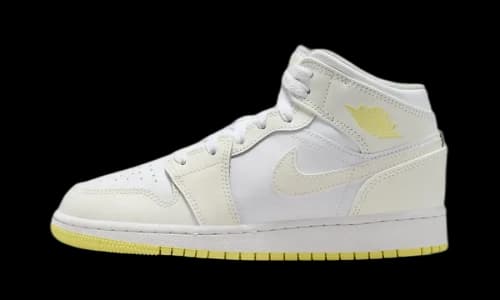Jordan 1 Mid Sail Light Laser Orange (GS)