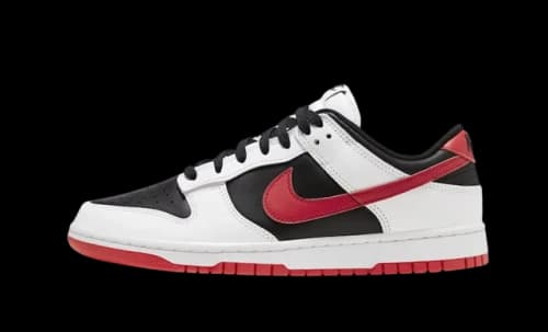 Nike Dunk Low Retro White Black University Red