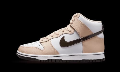 Nike Dunk High White Sanddrift Brown (Women's)