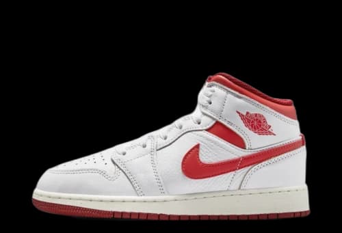 Jordan 1 Mid SE White Dune Red (GS)