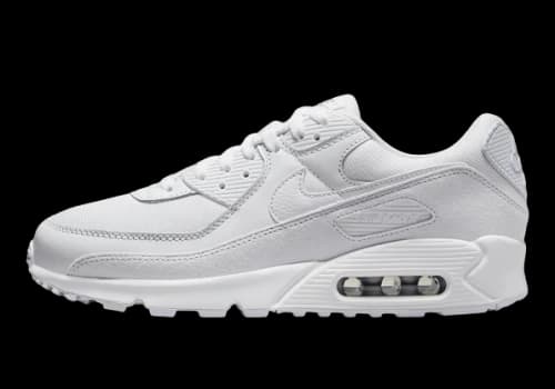 Nike Air Max 90 Premium White Metallic Silver (2023)