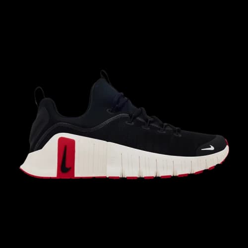 Nike Free Metcon 6 Black University Red Sail