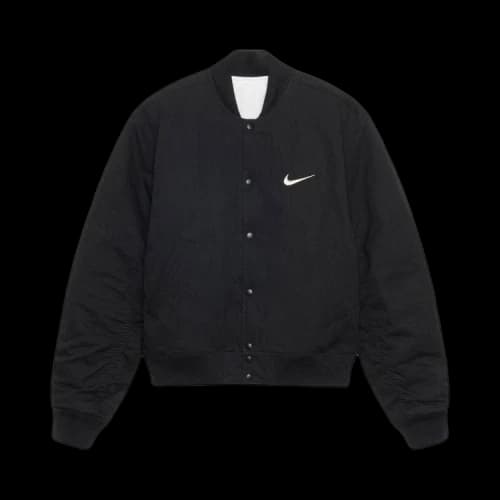 Stussy x Nike Reversible Varsity Jacket Black/Sail