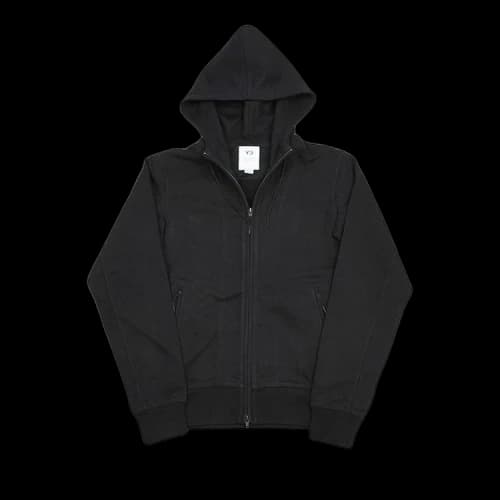 adidas Y-3 Classic Back Logo Full Zip Hoodie Black