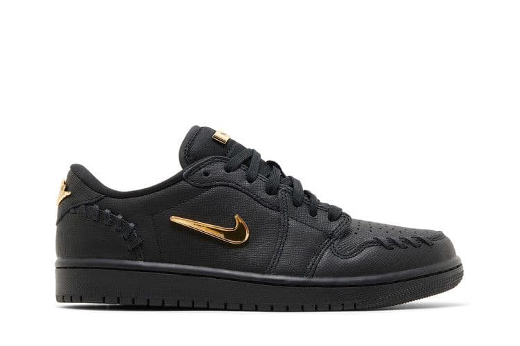 Jordan 1 Low Method of Make Black Metallic Gold (Women's)